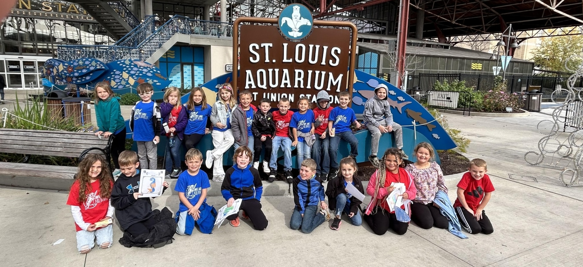 Happy Faces, Group Visit to the Aquarium Park